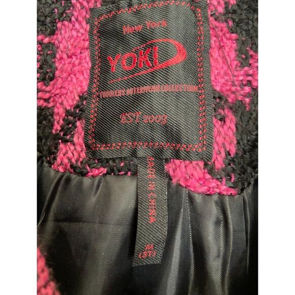 Hot Pink Yoki New York Girls Jacket (3T) - Picture 3 of 3